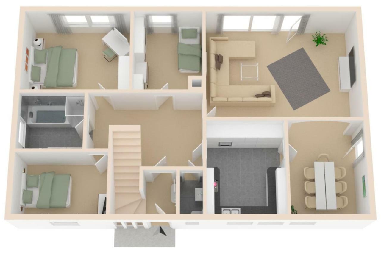 Tolle 125M² Erdgeschosswohnung Im Einzelhaus Kaltenkirchen Exterior photo